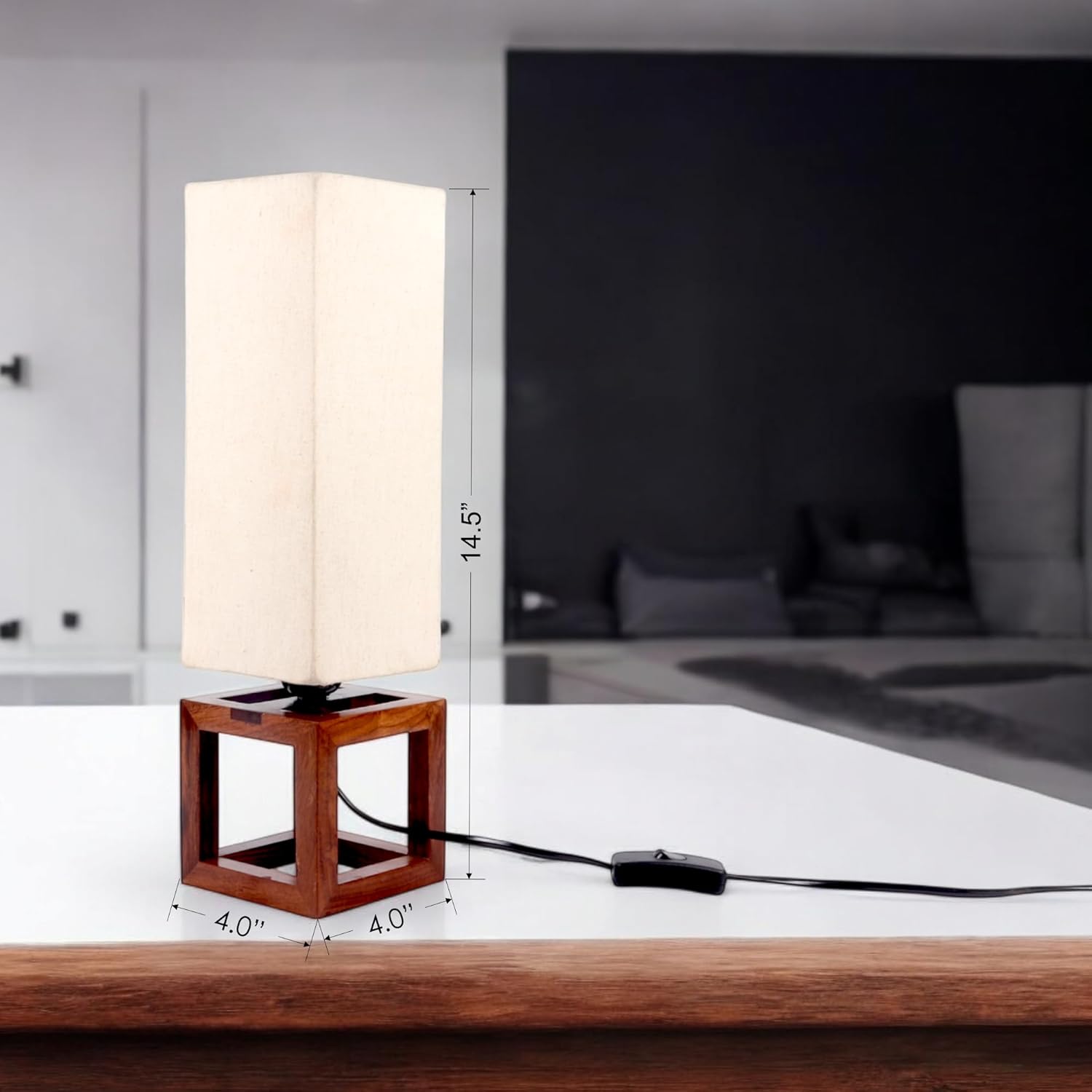 Unique Design Wooden Table Lamps for Bedroom Table Lamps for Living Room Study Bedside Table Lamps for Home Decoration Office Desk Lamp for Drawing Room Lamp