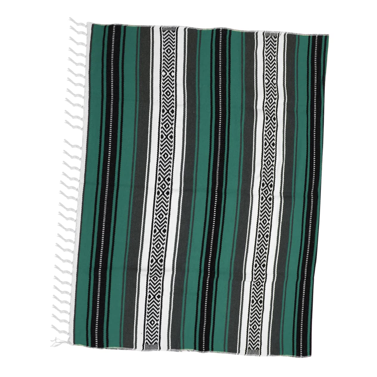 Couverture mexicaine tissée et cape de canapé mélangée pour salon
