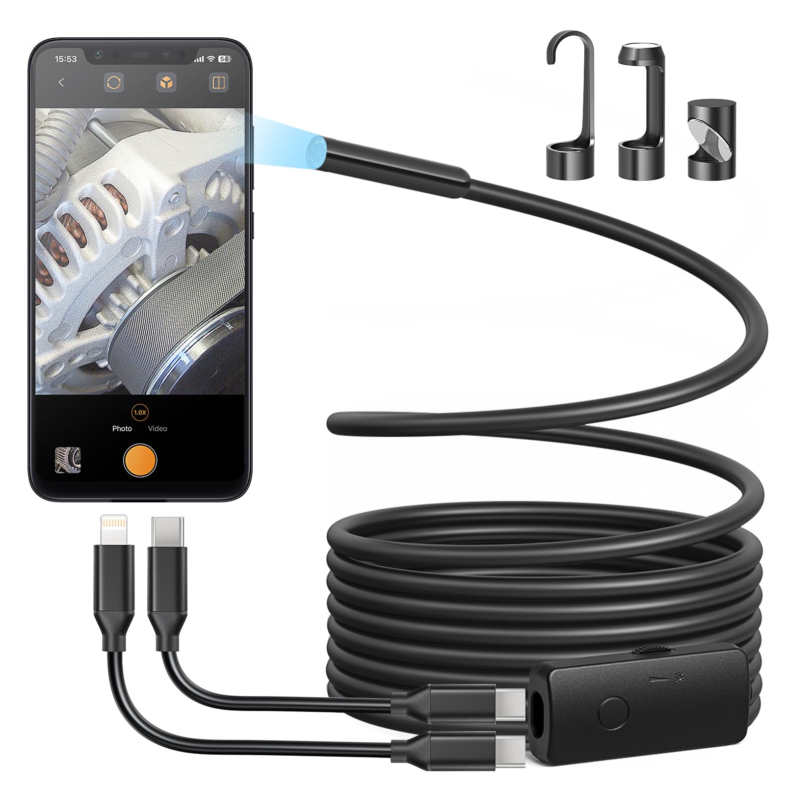 Anykit 1920P HD Endoscope Camera