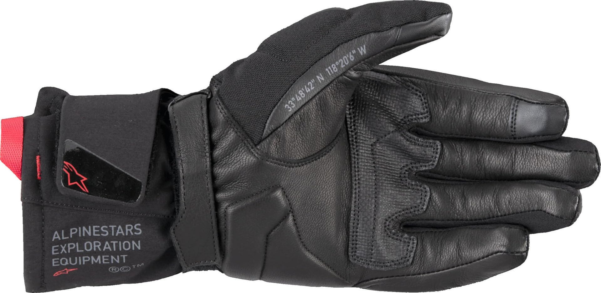 Alpinestars WT-4 GTX Guanti da moto impermeabili, nero, L