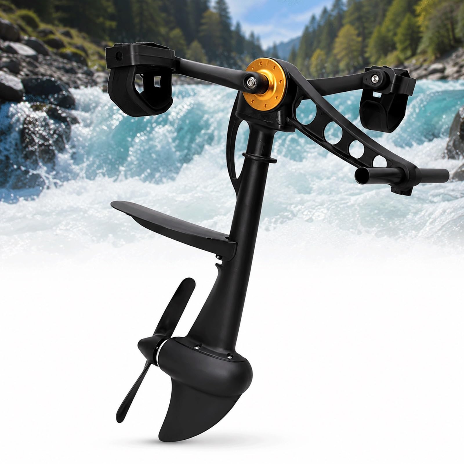 Kit Di Propulsione Pedali Per Kayak,Unità Di Azionamento Completa A Pedale | Con Motore A Pedali, Completo Di Pedali, Per Pesca E Caccia All'aperto Per Adulti