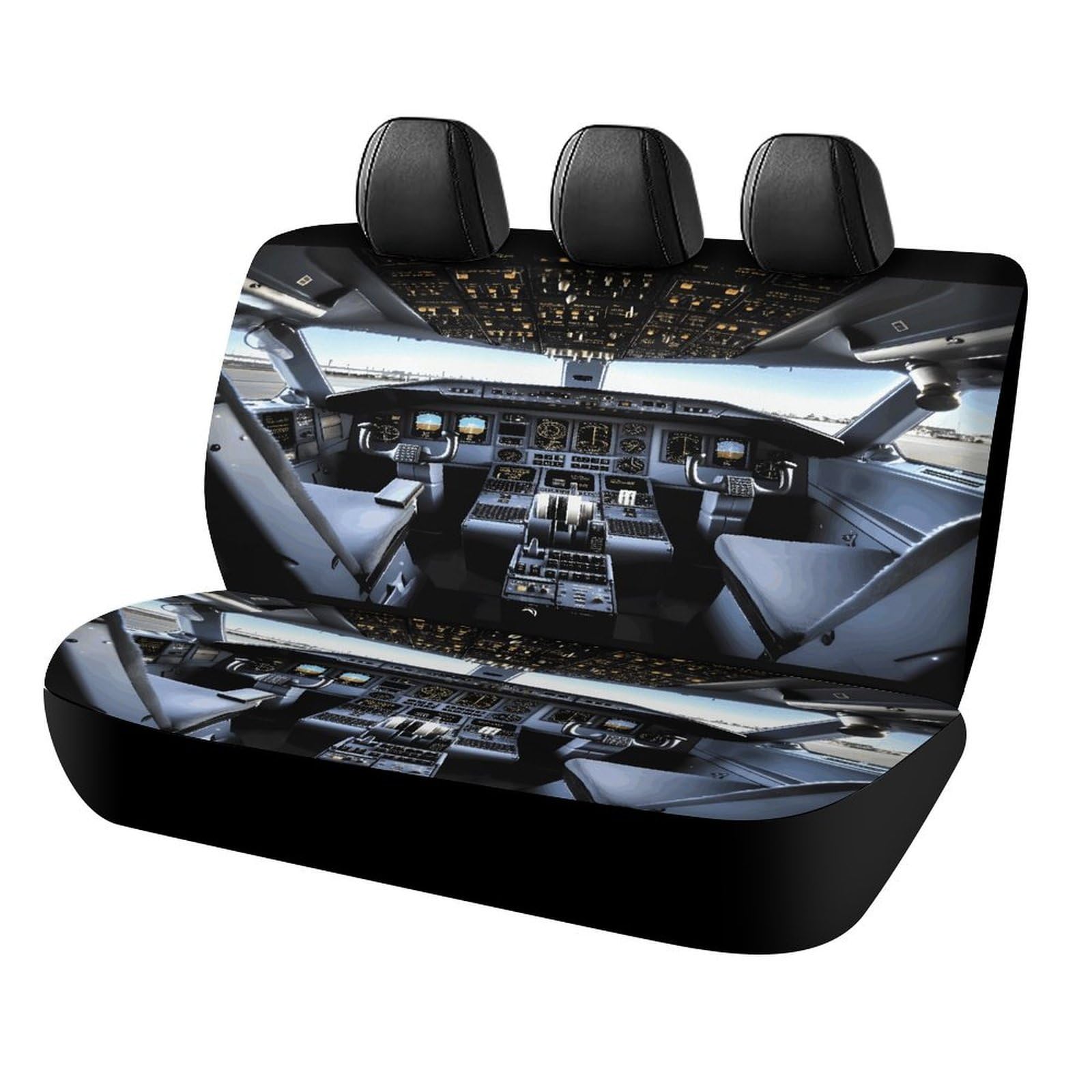 Funda para asiento trasero de coche elástica y antideslizante con ajuste universal 8