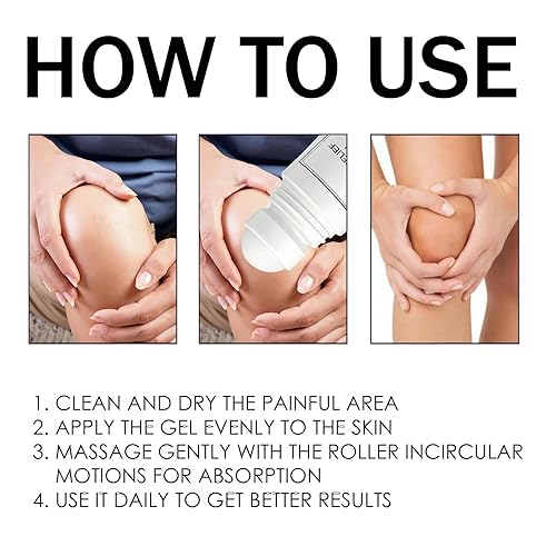 Miniatura 7 de Rollo de alivio de nervios, loción nerviosa roll-on con magnesio, mentol, aloe vera, crema neuropatía para el cuidado de pies y piernas, suave y no