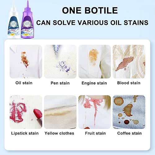 Miniatura 5 de Active Enzyme - Quitamanchas de ropa, limpieza enzimática activa de lavandería, limpiador de manchas difíciles para ropa, sofá, manchas de alfombras