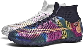 Football Boots Men Cleats Soccer Shoes Professional Spikes Football Competition Shoes Boys' Soccer Shoes Lace Up Training Sneakers