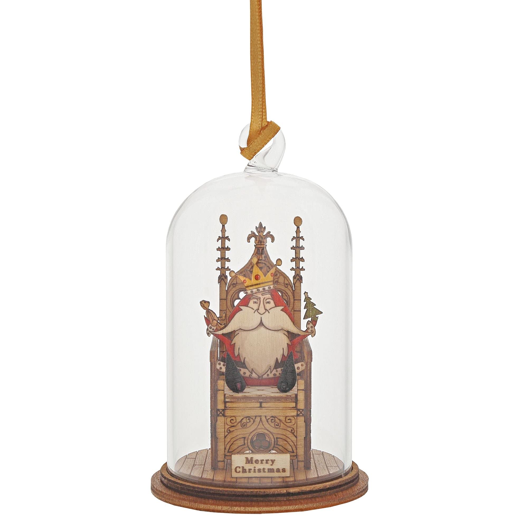 Cloche en verre decorative Enesco pour illuminer votre table de reveillon - 4
