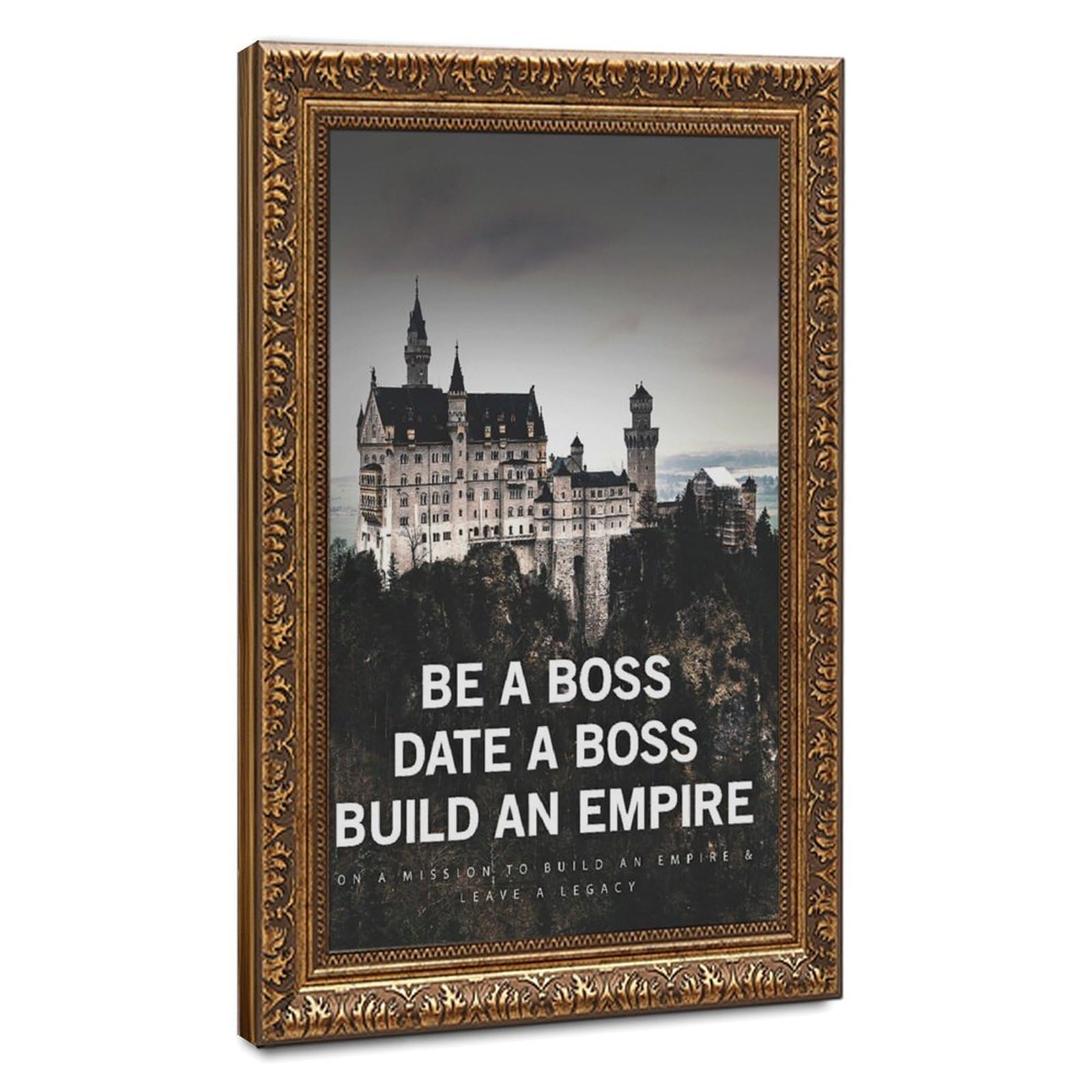 Tableau sur toile Be A Boss finitions de qualité supérieure rétro - 8