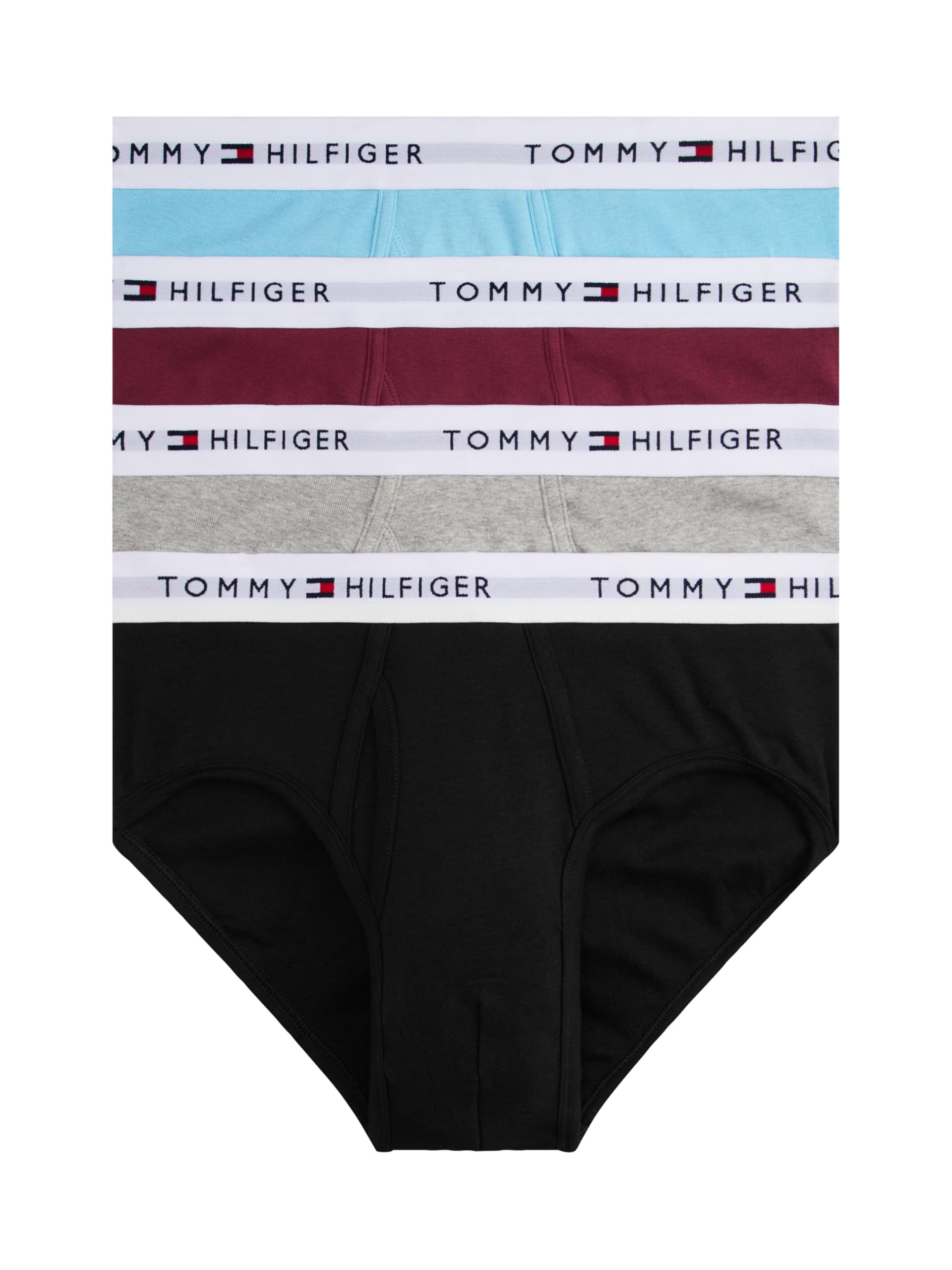 Tommy HilfigerMen's Underwear 4 Pack Cotton Classics Briefs