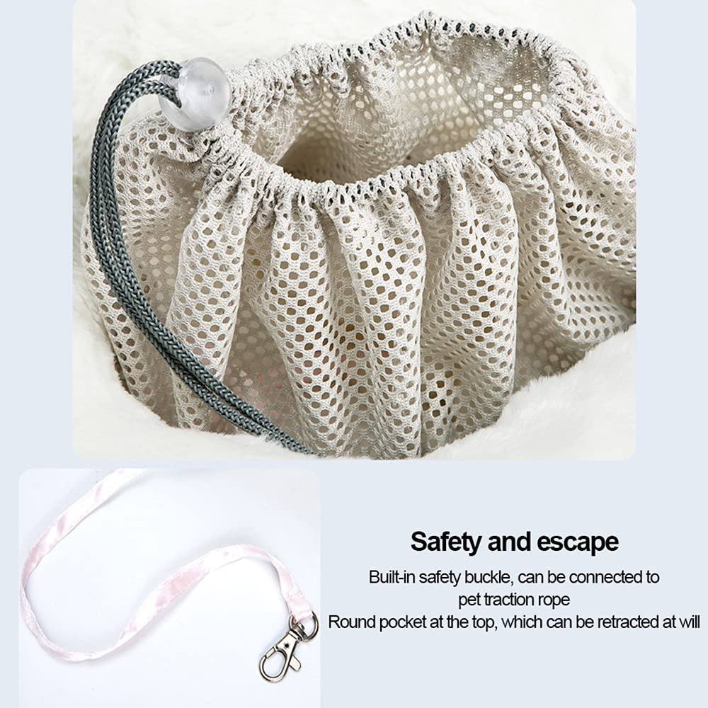 MENG Zaino per Trasportino per Animali Domestici, Zaino per Animali Domestici Head out, Borsa da Viaggio Zaino per Gatti Facile da Montare per Cani da Viaggio, Escursionismo, Uso Esterno