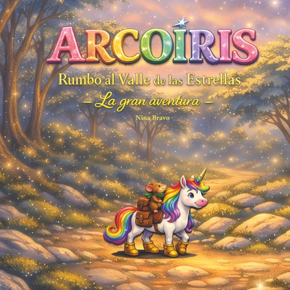 ARCOÍRIS Rumbo al Valle de las Estrellas: La gran aventura: Un cuento infantil ilustrado sobre la amistad y la valentía (Criaturas fantásticas)