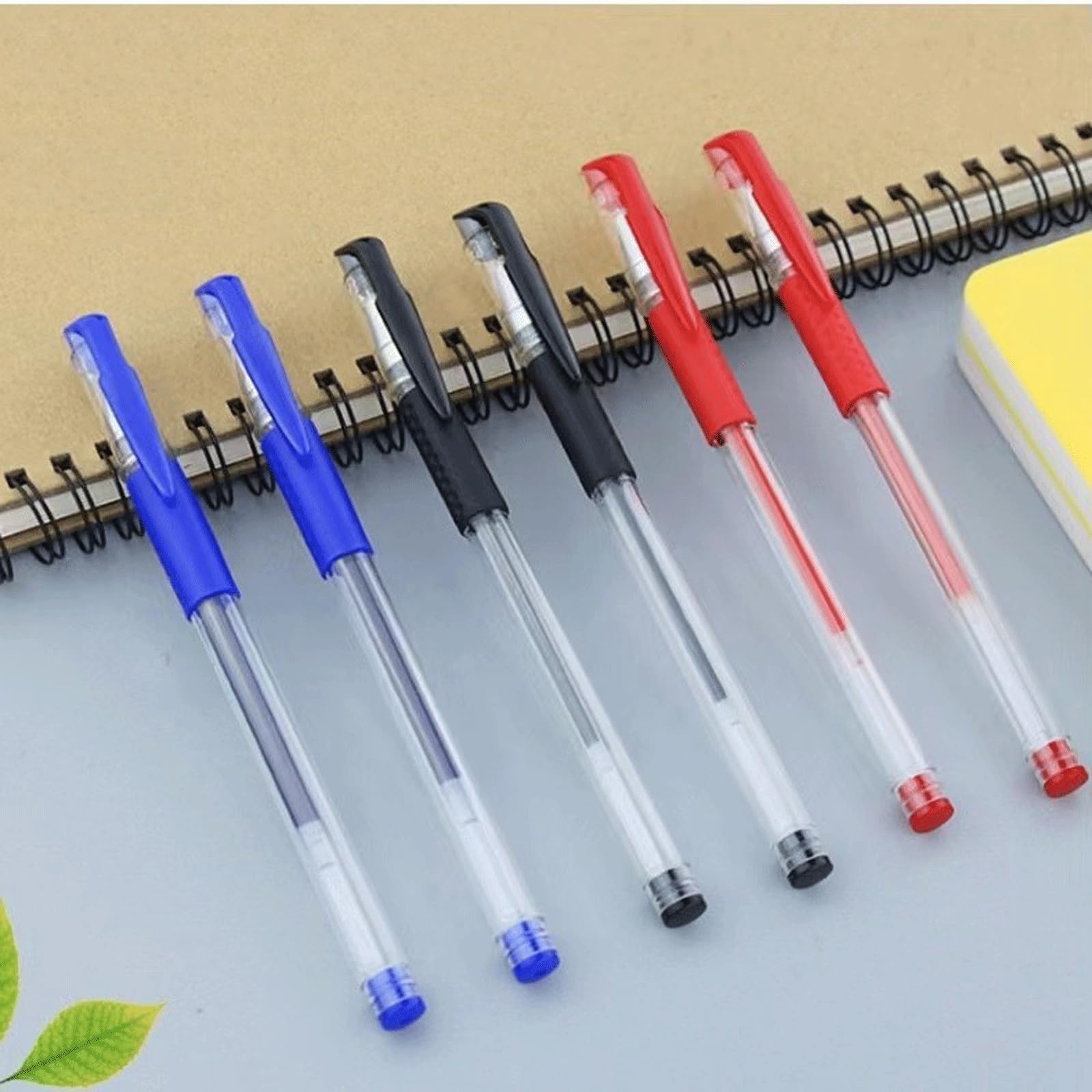 Lot de 12 stylos à encre gel - Diamètre : 0,5 mm - Pour étudiants, examens professionnels, devoirs, écriture, bureau