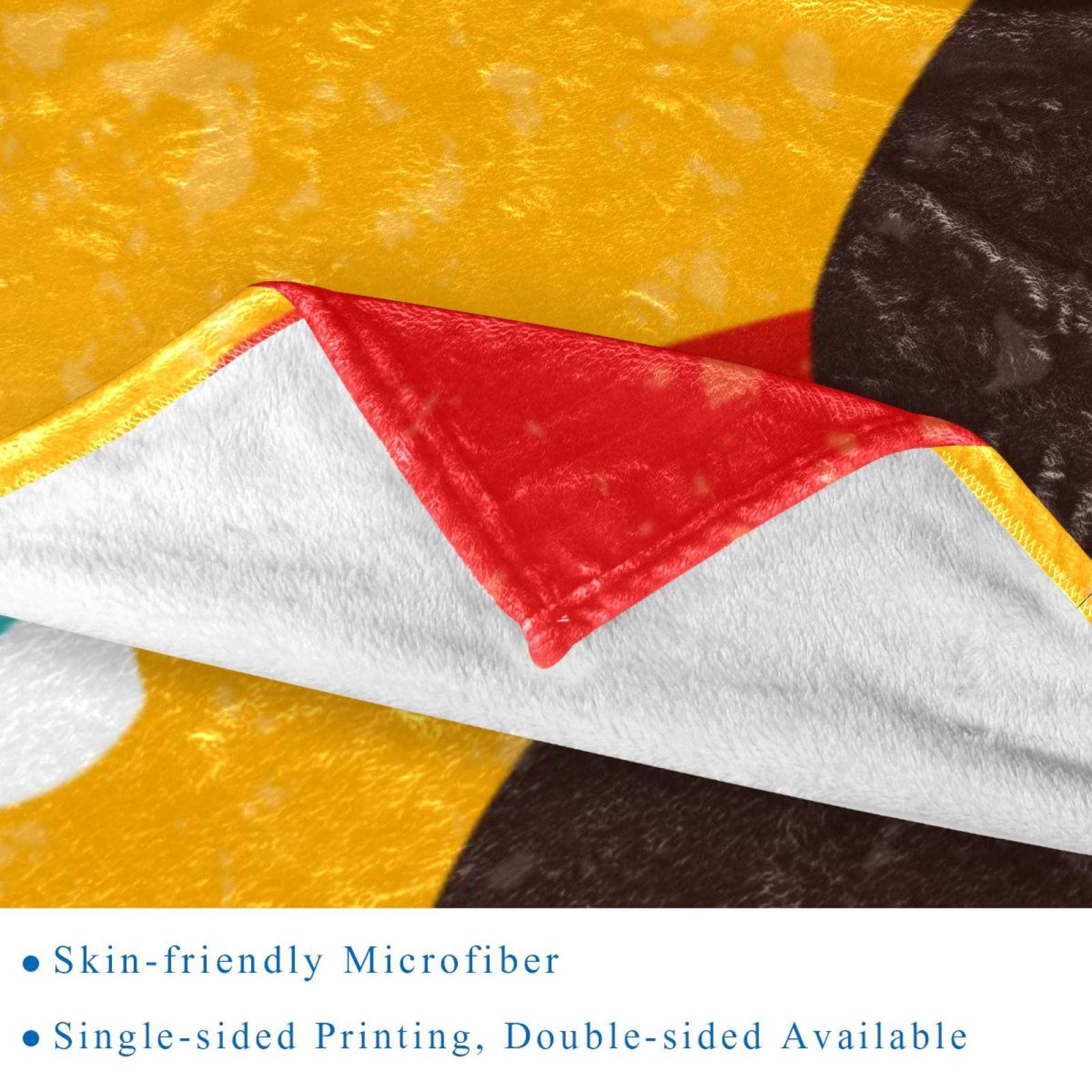 Superweiche, luxuriöse Bettdecke, Hundedecke, Fleece, Rot