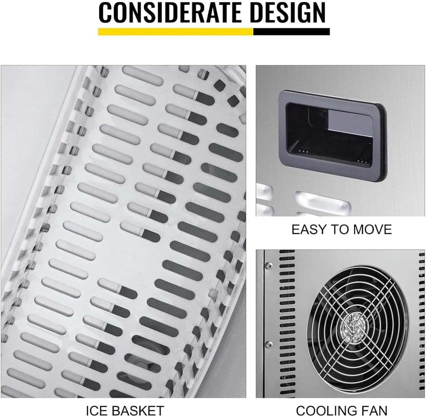 AMNOOL Machine to Make Ice On Counteract