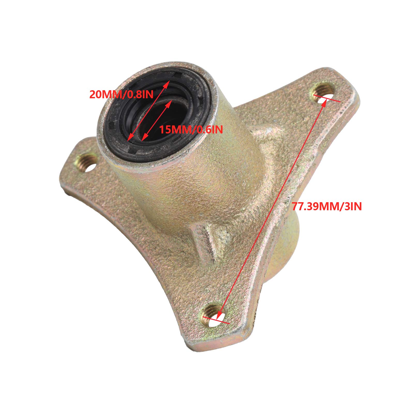 Akozon Cuscinetto Ruota Anteriore Adatto per 110cc 125cc Quad Dirt Bike Atv Dune Go Kart