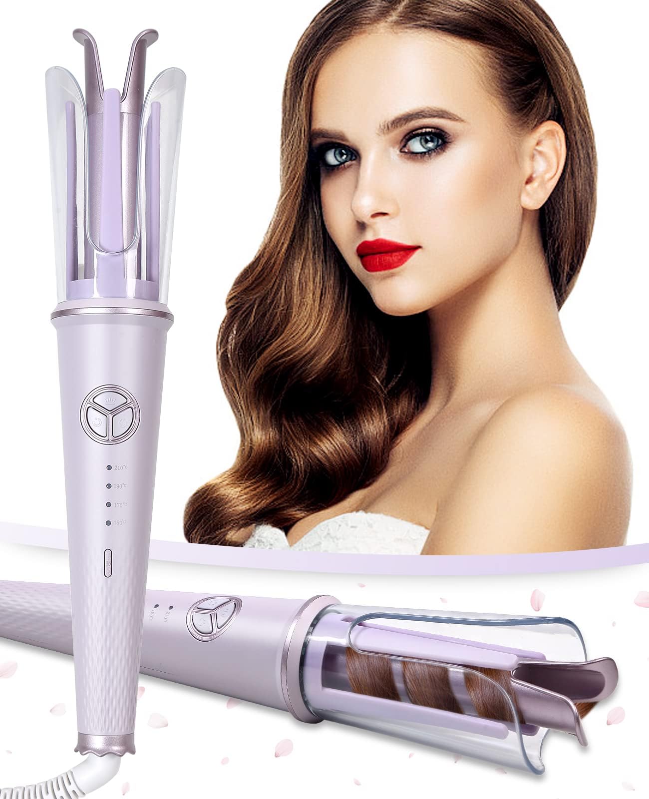 Automatic Curling Iron, Rotating Curling Iron 1.1" 1.25