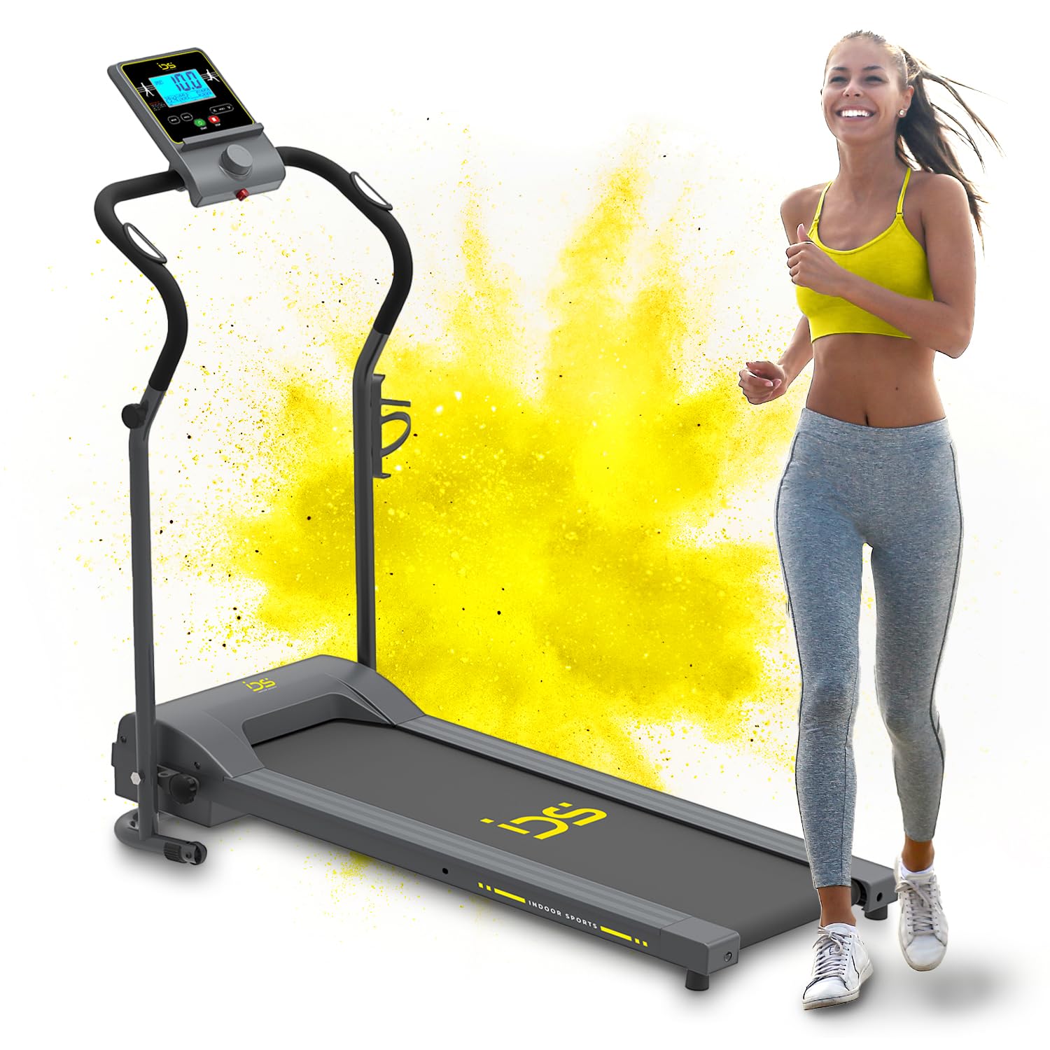 Tapis Roulant Elettrico Pieghevole IDS G11 EVO - 10 Km/h, 16 Programmi, Display LCD, Made In ITALY - Foto 5