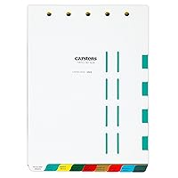 Vista 7 de Carstens Juego de divisores de hospital de plástico resistente, 14 pestañas, con troqueles de lengüeta para tirar, 2633-00, para carpetas de 2 a 5