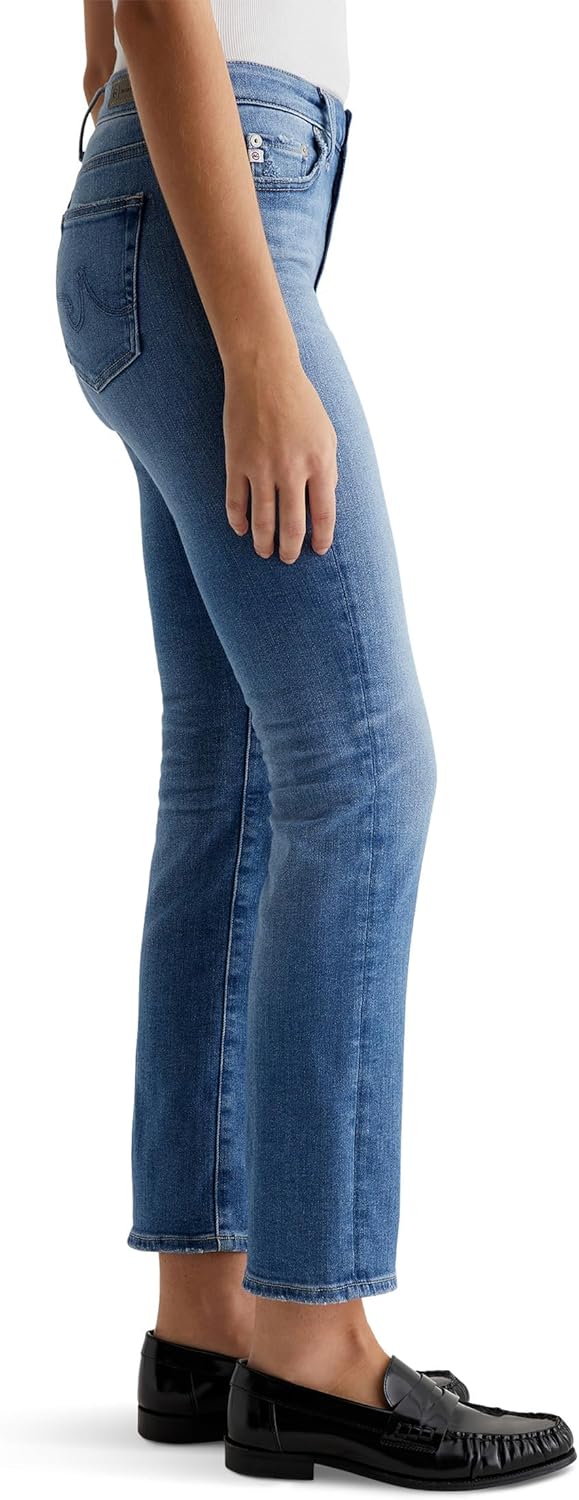 AG Women's Mari Mid-Rise Slim Straight Jeans in 13 Years Promenade - Image 2