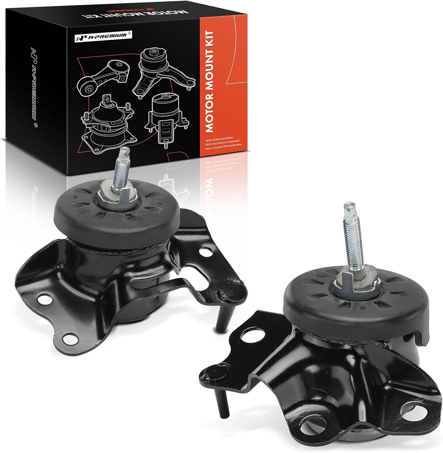 A-Premium Front Left and Right Engine Motor Mount Set for Jeep JL Wrangler (2.0L 2018–2024)