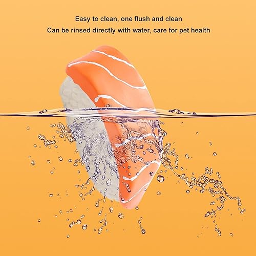 Miniatura 2 de Juguetes chirriantes para perros de sushi para perros, juguetes chirriantes para perros, juguetes de simulación en forma de sushi de látex para