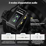 NEEWER CM28 Pro Système de Microphone Cravate sans Fil avec étui de Chargement 48 kHz 16 Bits Audio Non compressé Suppression du Bruit 4 Go de Stockage 9 Heures d'enregistrement - 4