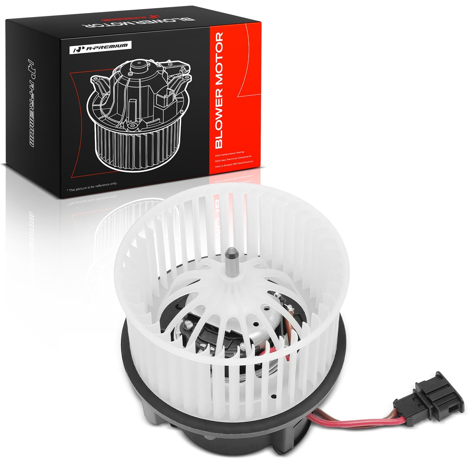 A-Premium Motor de ventilador delantero HVAC con jaula de ventilador | Compatible con Volvo XC60 S60 S80 V70