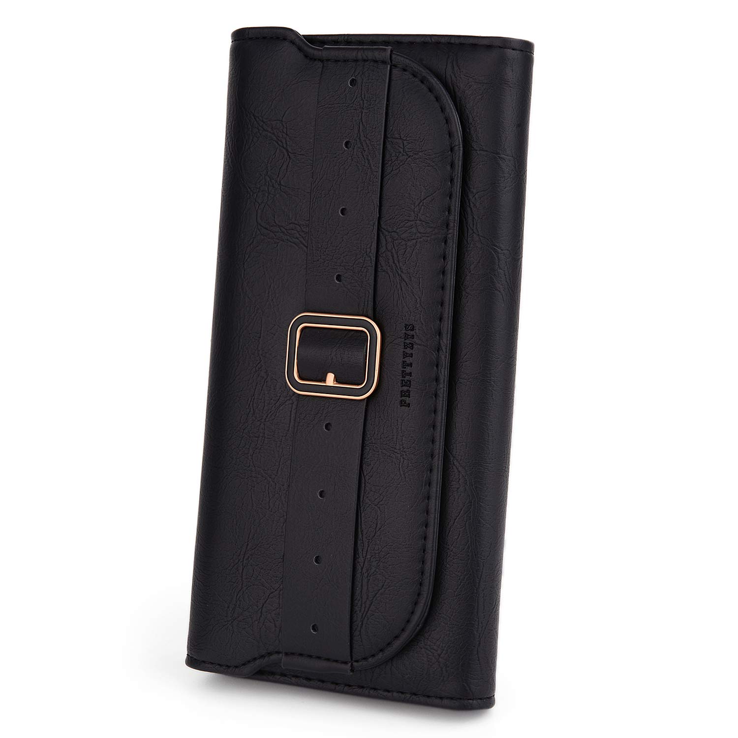 UTO Small Wallet for Women PU Leather Belt Card Holder Organizer Zipper Coin Cute Purse