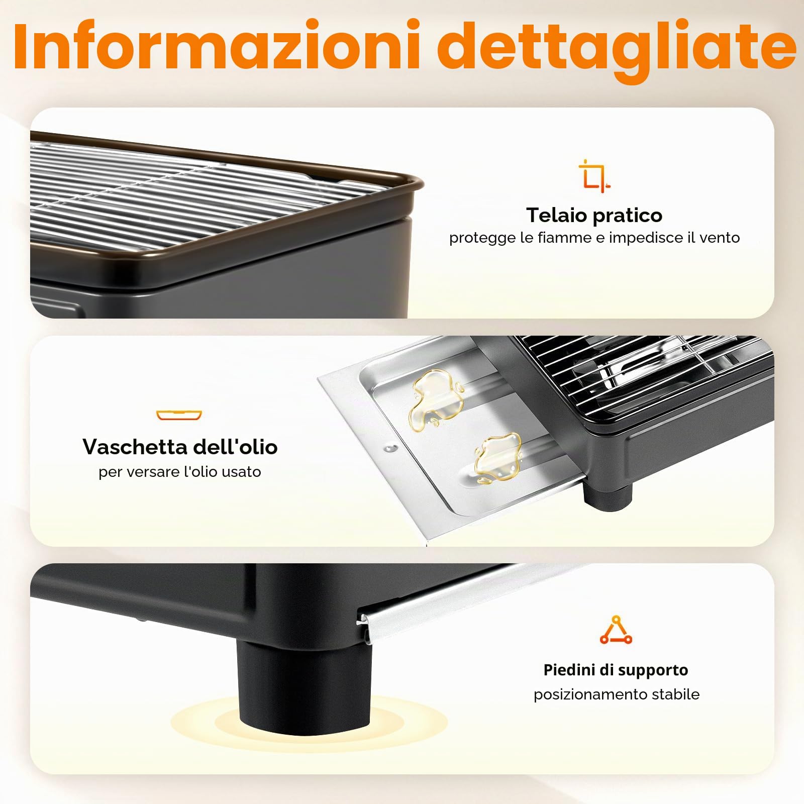 Barbecue a gas da campeggio, barbecue a gas con rete per barbecue, pinza per alimenti e teglia, griglia a gas portatile con valigetta di immagazzinaggio, fornello da campeggio, cucina