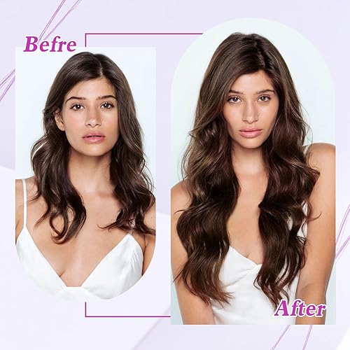 Miniatura 9 de Extensiones de cabello humano real con cinta adhesiva de poliuretano color negro natural #1B, 20 unidades, 1.76 oz, sin costuras, para mujeres