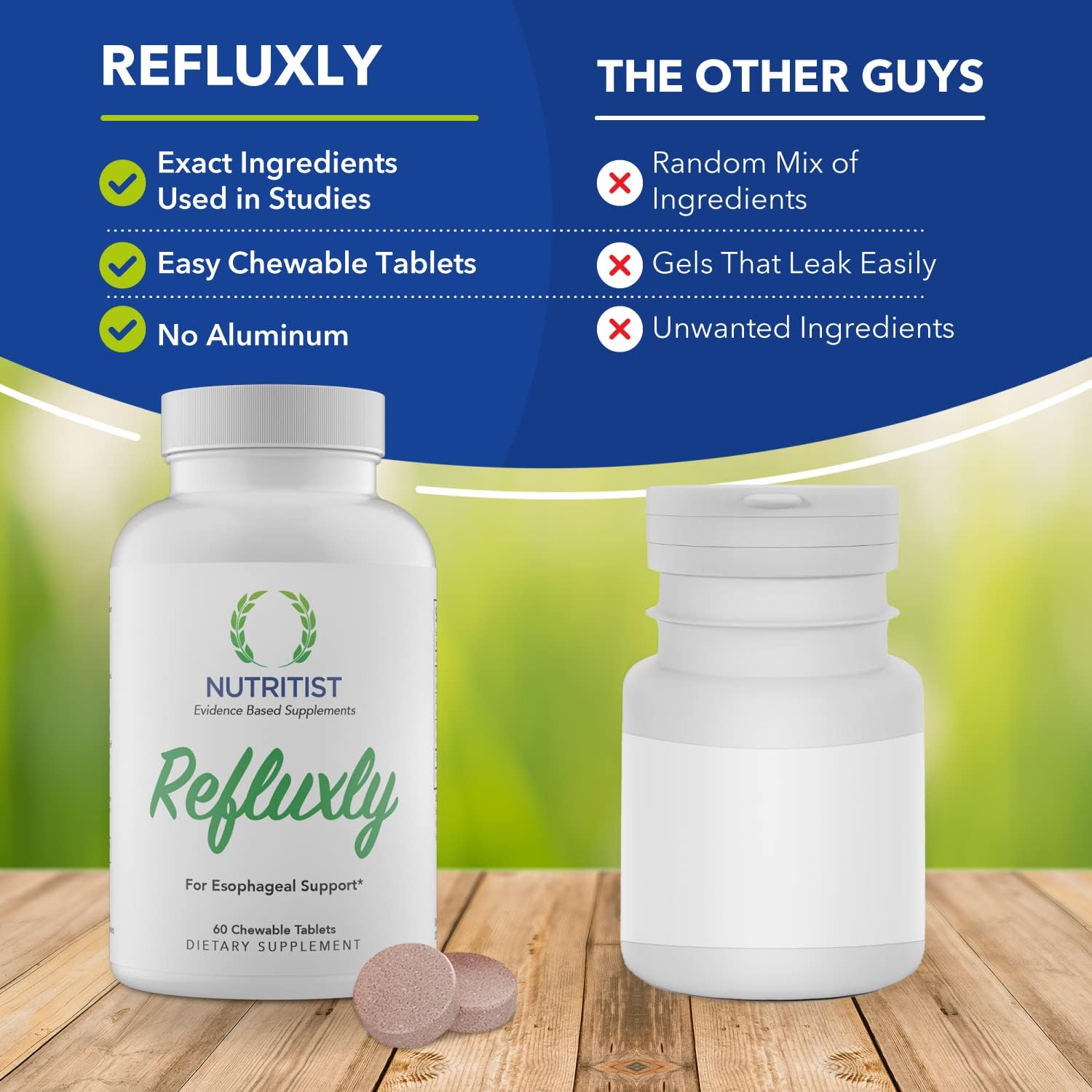 Buy Nutritist Refluxly Sodium Alginate Therapy. Supplement for Help