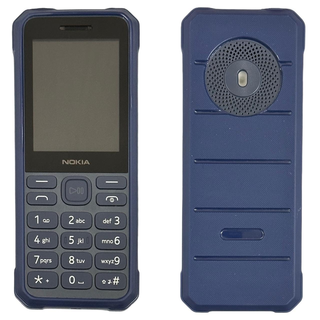 ZAOMA Back Case TPU Cover Compatible for Nokia 130 Music 2023 DS 130M Model No.: TA-1576 - Rugged Case (Pack of 2) (N130M_RUGBLUE) (B0DC42KHSS) Amazon Price History, Amazon Price Tracker
