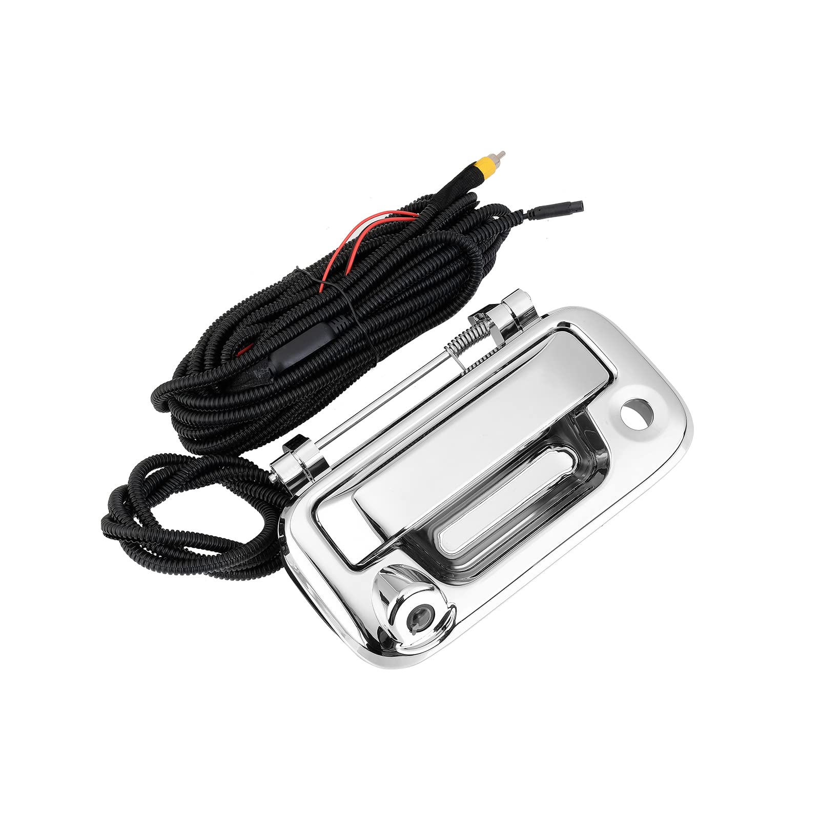 Arokzn Ford Rear View Backup Camera Tailgate Handle Compatible with 2004-2014 Ford F150 2008-2016 F-250/F-350/F450/F550,Car Tailgate Door Handle Replacement Camera (Color:Vision Silver)