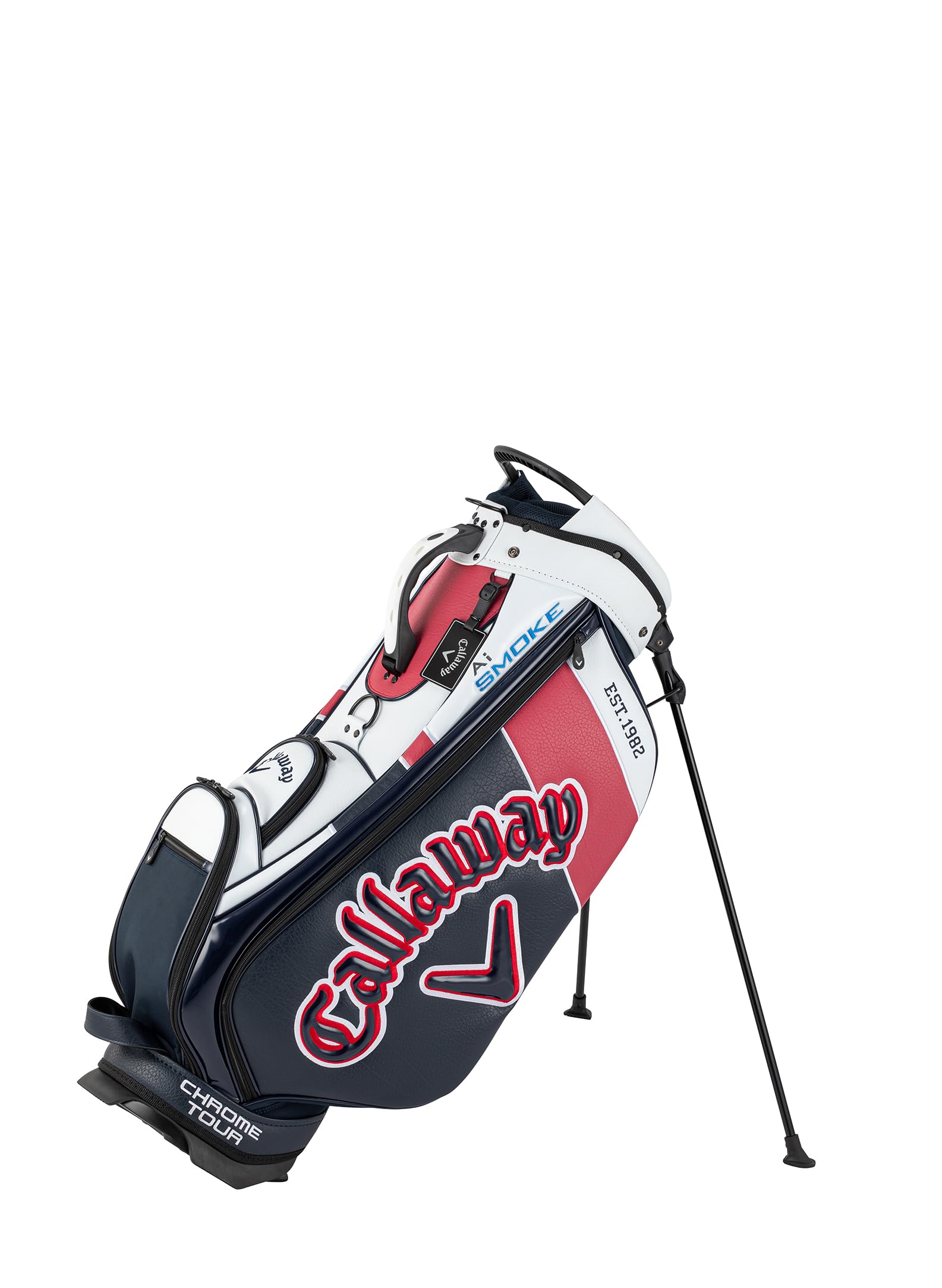 Amazon | キャロウェイ(Callaway) キャディバッグ STN TOUR WHT/NVY