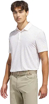 adidas Men's Ultimate365 Mesh Print Climacool Polo