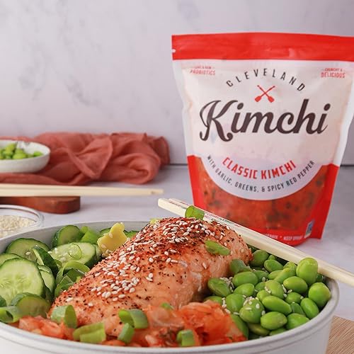 Miniatura 6 de Cleveland Kitchen Classic Kimchi - Verduras ligeramente fermentadas, crujientes y deliciosas con un toque de probióticos picantes, vivos y