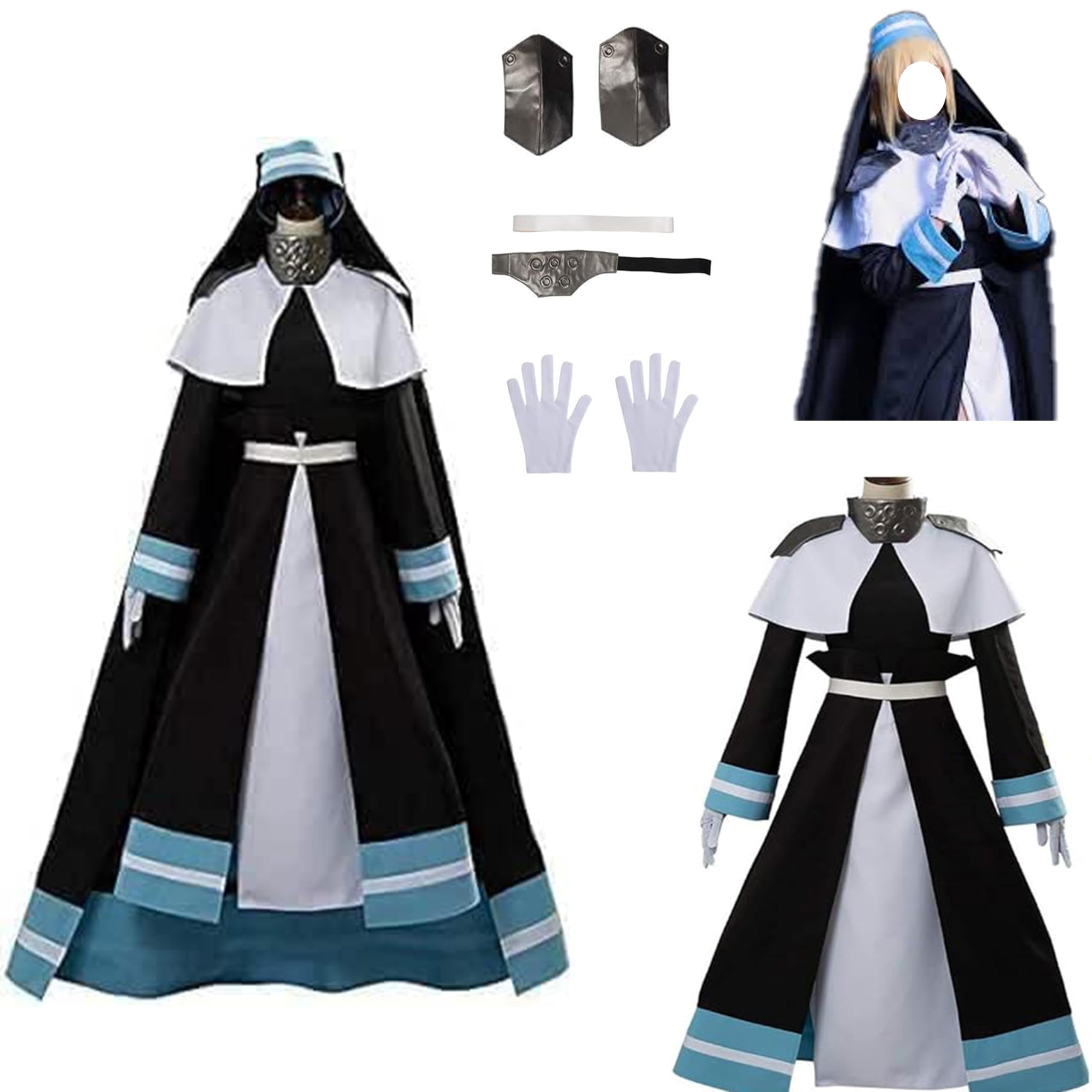 Amazon.co.jp: [QINGCHENG]炎炎ノ 消防隊服 アイリス コスプレ