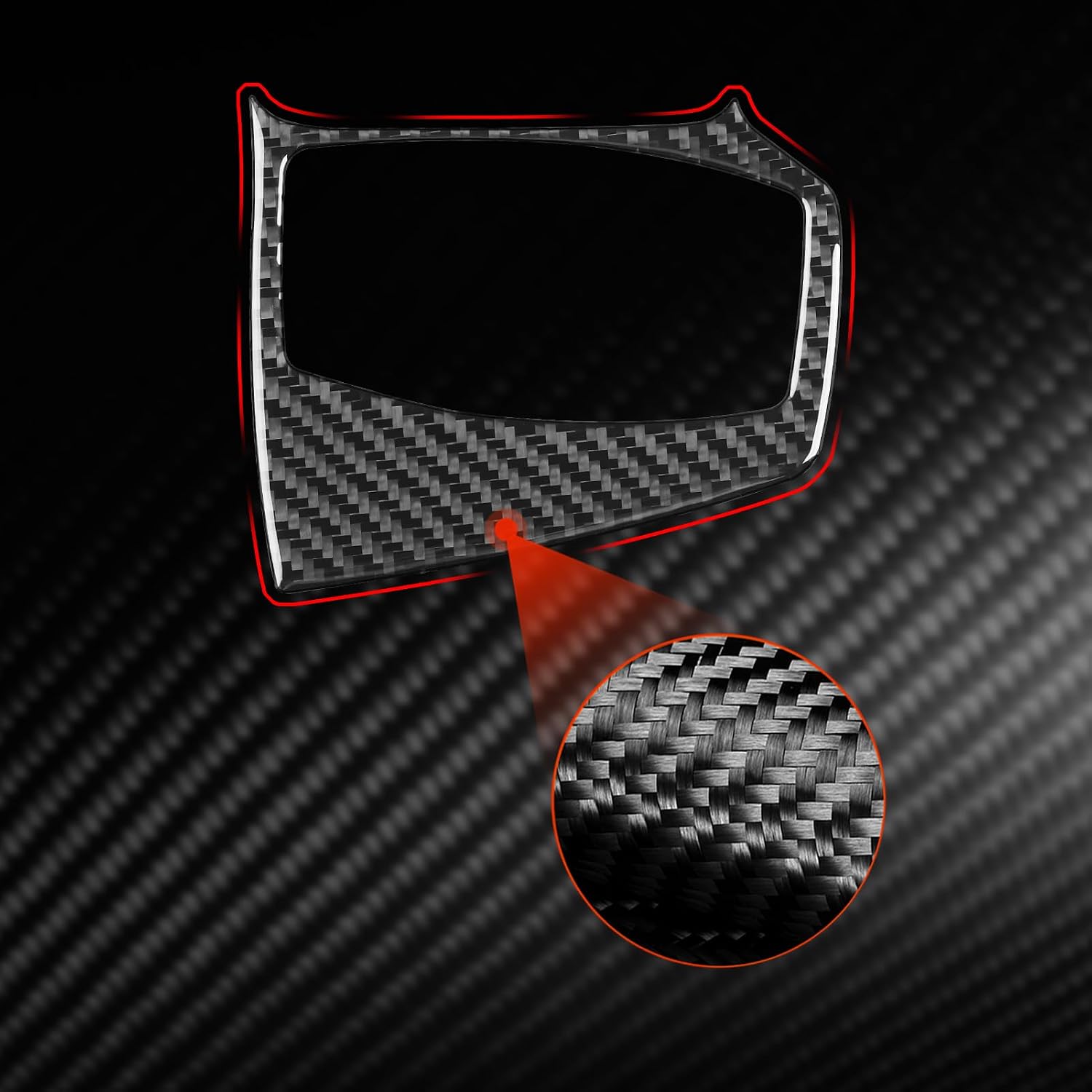 Real Carbon Fiber Compatible with Ford Focus C346 ST/RS/S/SE/SEL/Titanium 2012 2013 2014 2015 2016 2017 2018 Accessories Car Headlight Switch Cover Interior Trim Sticker Decal 1PC