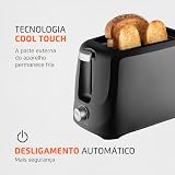 MONDIAL Tostador de Pães Pratic, Preto/Prata, 700W, 110V - T-18 — imagem 4