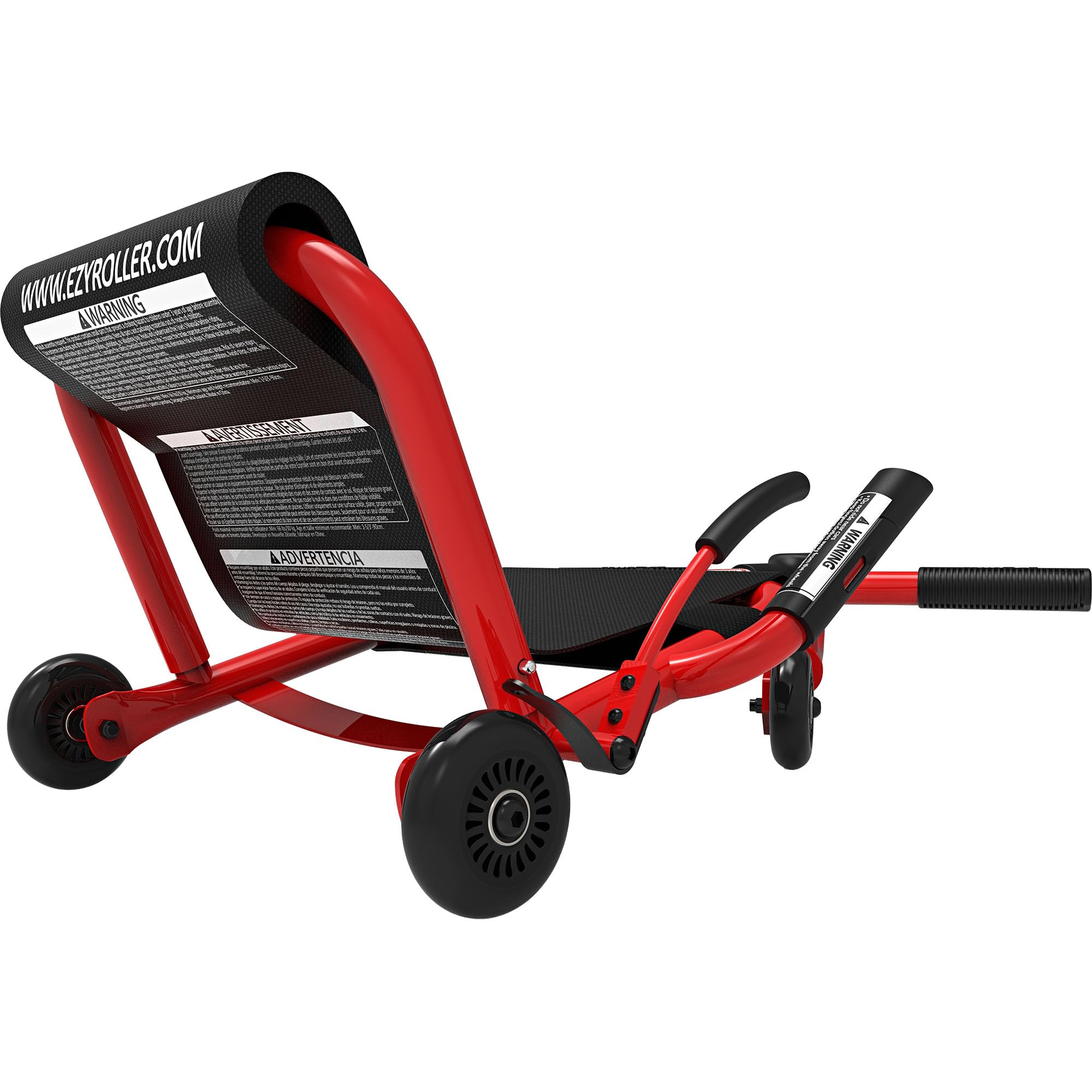 EzyRoller Mini Dreirad Kinderfahrzeug für Kleinkinder 2-5 Jahre Mädchen oder Jungen Trike Dreiradscooter Bewegungsspielzeug (rot)