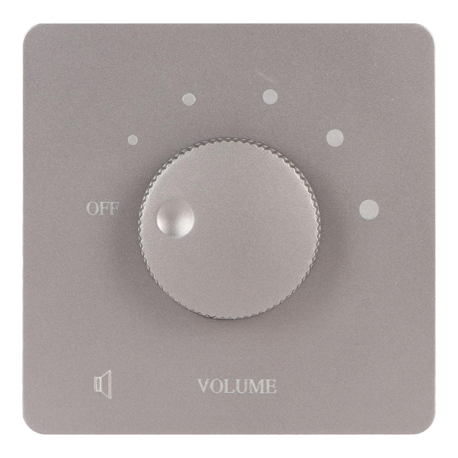 50W Volume Control Knob, Mystical/Fantasy Retardant Material, 5 Gears Tuning Knob for Home Speaker System with Easy Wiring (Grey)