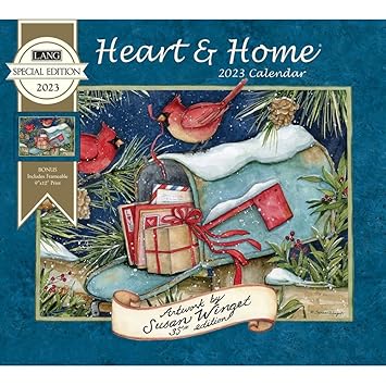 2023 Calendar Amazon The Lang Companies Heart And Home 2023 Special Edition Wall Calendar Amazon In Office Products