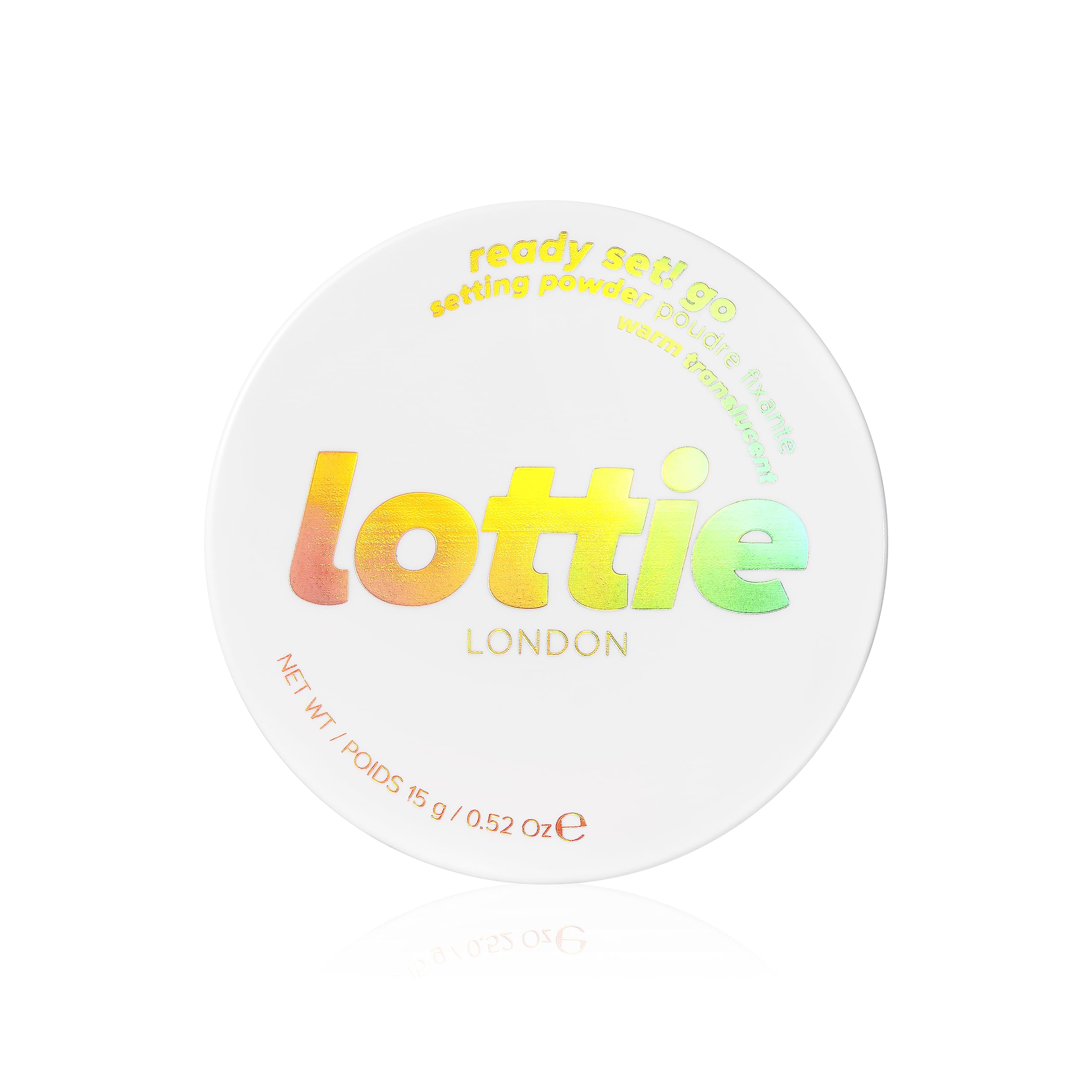Lottie LondonReady Set! Go in Warm Translucent, Setting Powder infused with Hyaluronic Acid, Long-wear & Soft-Focus Matte Finish