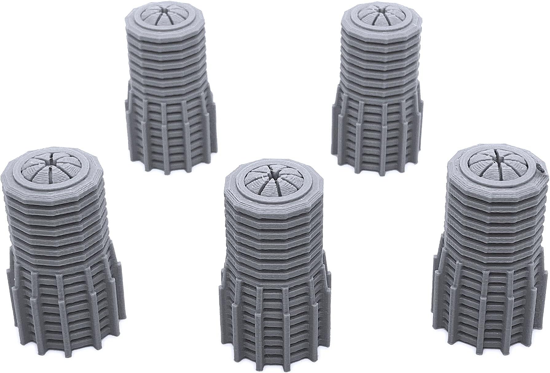 EnderToys Power Generators, Terrain Scenery for Tabletop 28mm Miniatures Wargame, 3D Printed and Paintable,