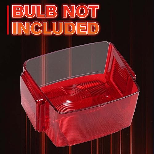 Miniatura 5 de A & UTV PRO Carcasa de luz trasera para Kawasaki Mule 1990-2020, accesorios de lente de la lámpara de freno trasero, rojo, repuesto OEM #