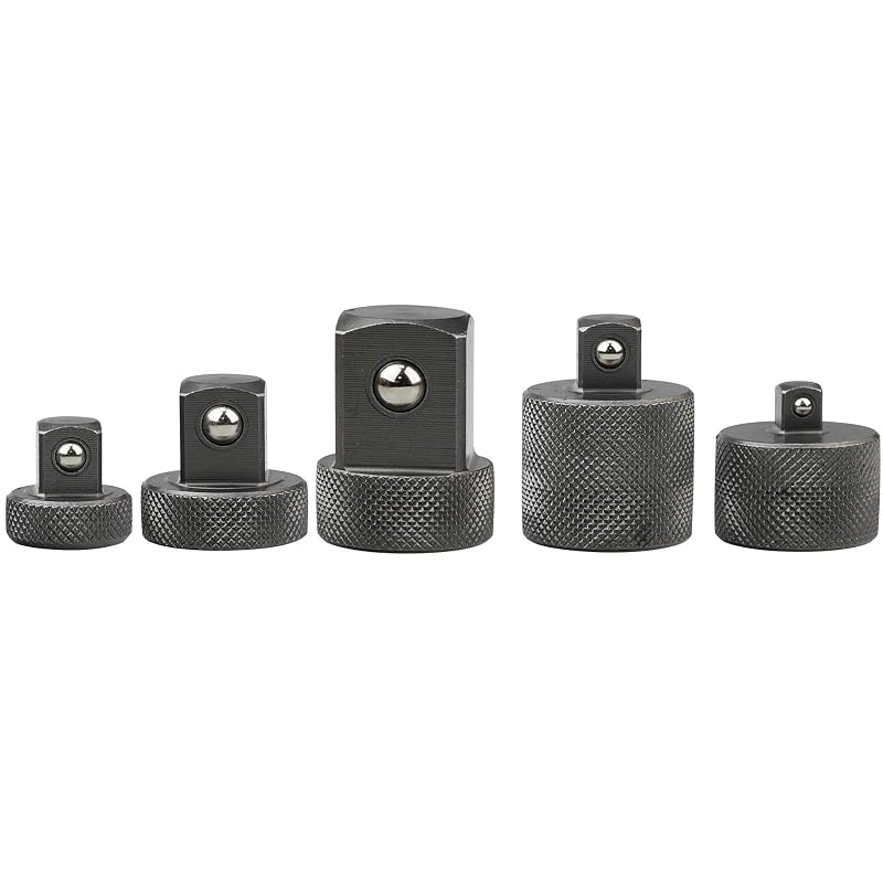 Kit de Adaptadores e Redutores para Soquete de Impacto KAIFNT K351 em Aço Cromo-Molibdênio, 5 Peças