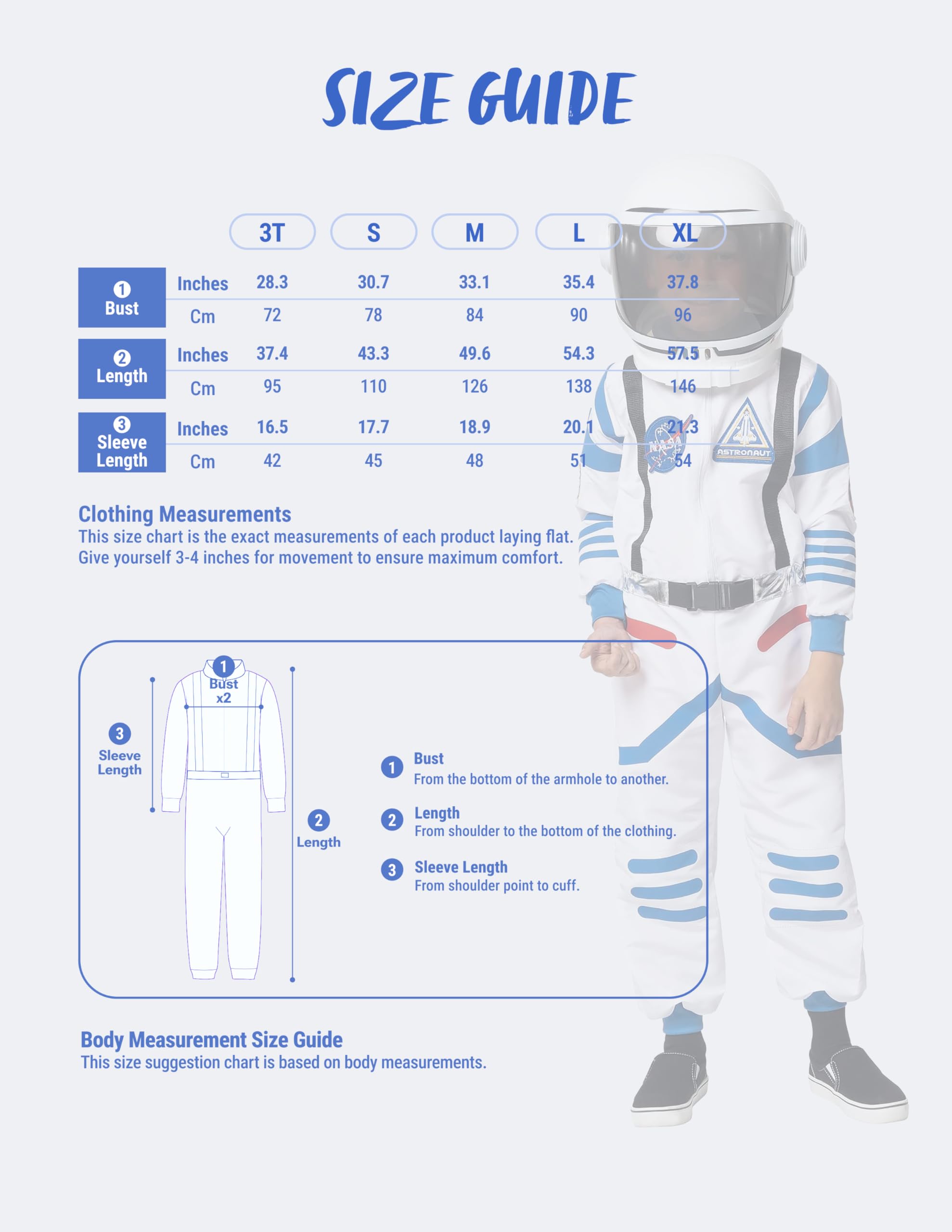 Spooktacular Creations Halloween Kind Unisex weiß Astronaut Kostüm, NASA Pilot Jumpsuit mit Helm