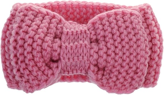 Amazon Co Jp Dovewill 赤ちゃん 蝶結び 弾性 かぎ針編み ヘアバンド ターバン ヘッドバンド カチューシャ 全９色 ピンク ファッション