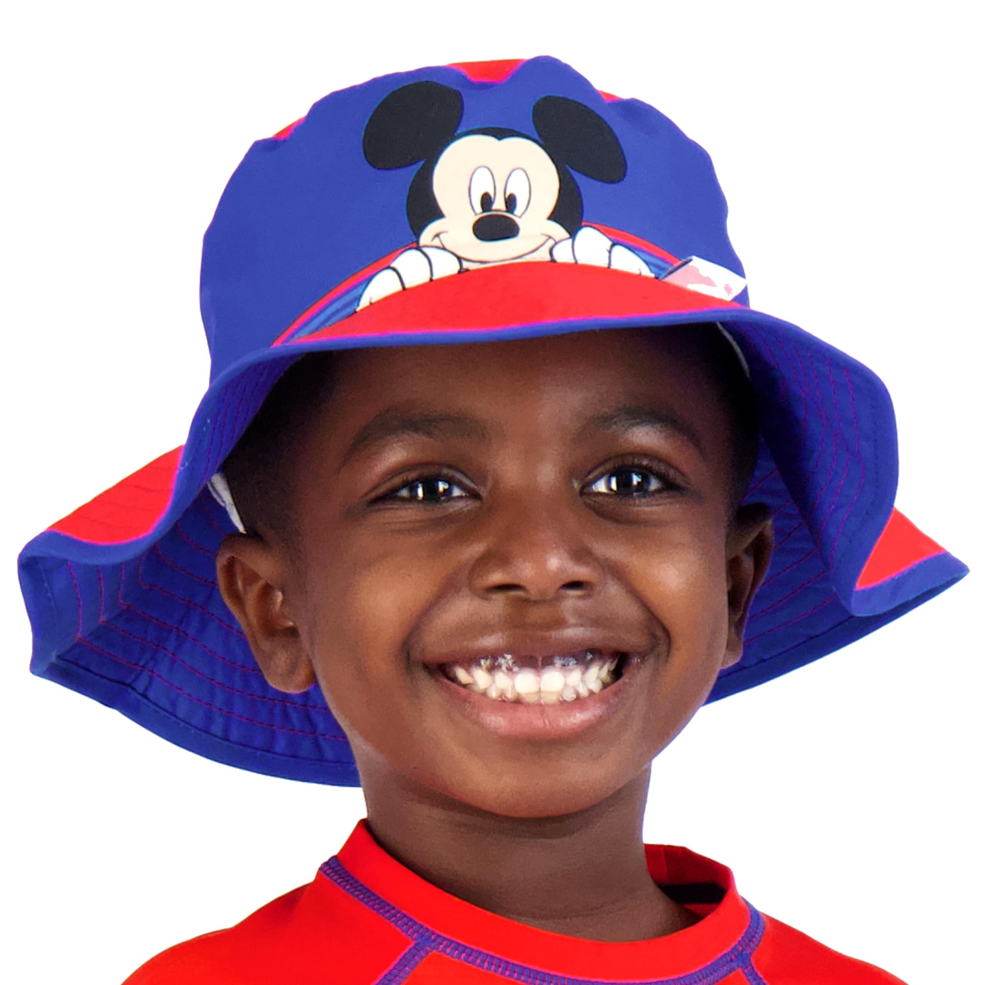 Disney Jungen Bucket Mickey Mouse Kleinkind 3-4 und Kinder Sonnenhut für Alter 5-8 Jahre