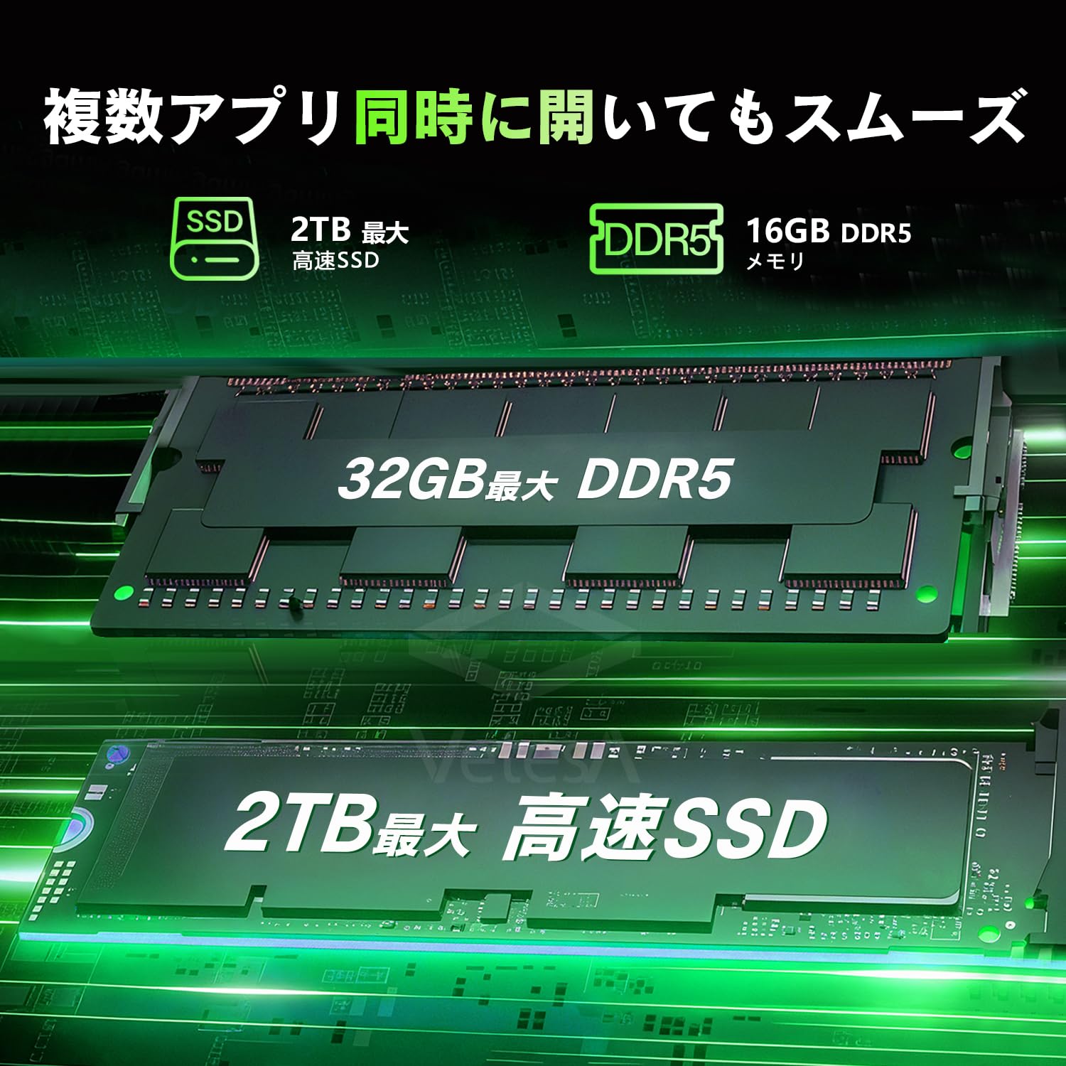 Amazon.co.jp: VETESA ゲーミングノートpc AMD Ryzen 7 6800H+Radeon