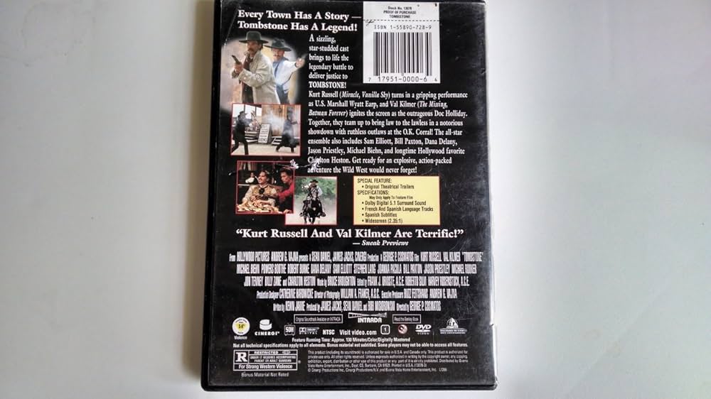 Amazon.com: Tombstone : Kurt Russell, Val Kilmer: Movies & TV